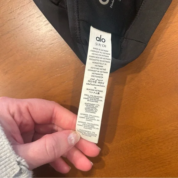 ALO Yoga Airlift Intrigue Sports Bra in Black - Picture 8 of 10